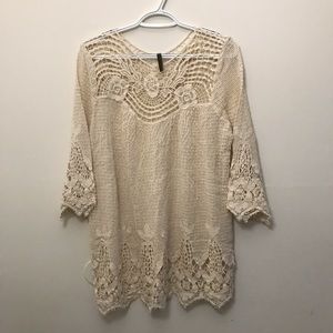 Crochet tunic